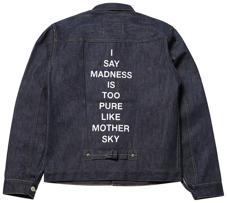 Undercover x Levis Type I Mother Sky Boxy Denim Jacket Blue