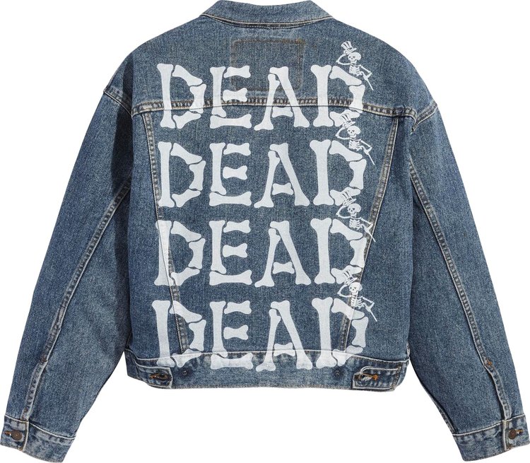 Levis x Grateful Dead Trucker Jacket Medium Wash