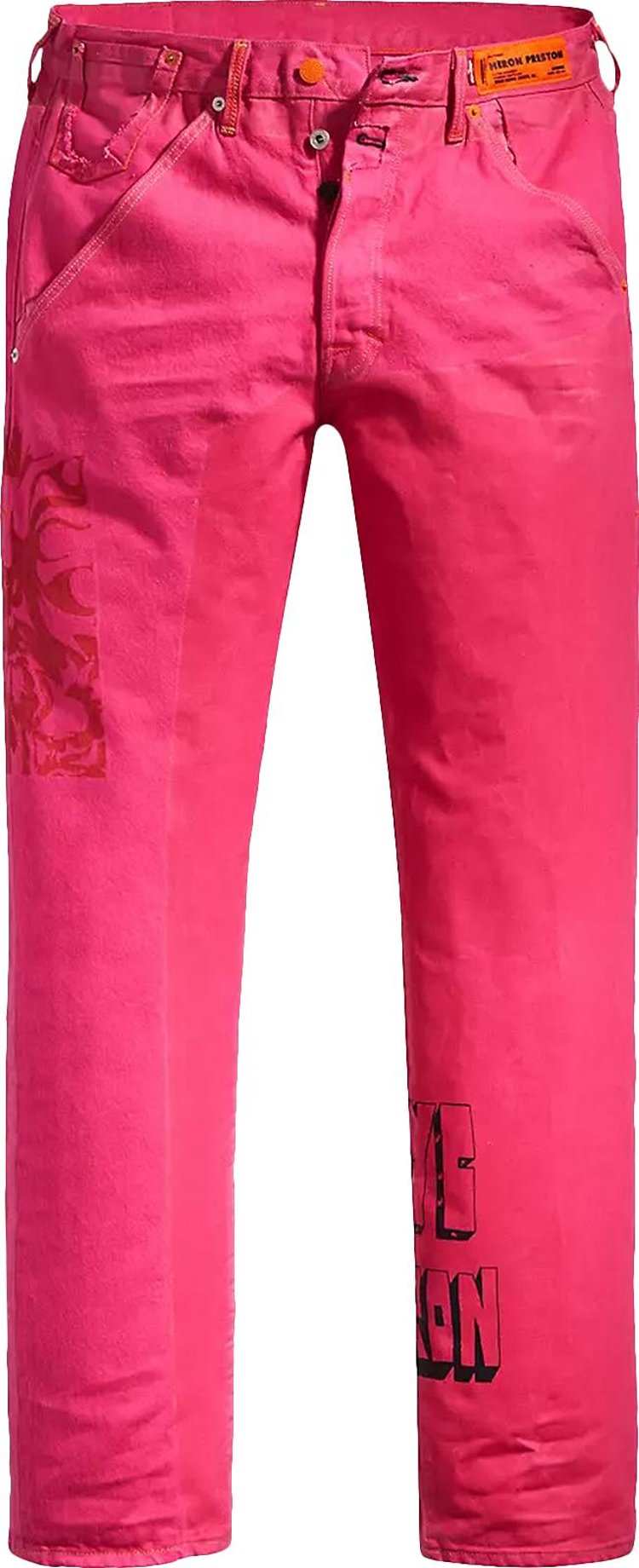 Heron Preston x Levi's 501 Original Fit Jeans 'Fuchsia Multicolor' | GOAT