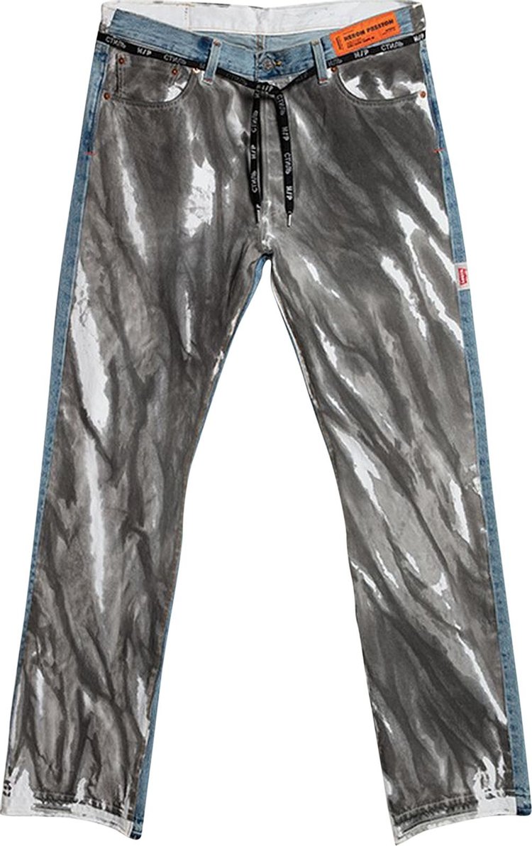 Heron Preston x Levi's 501 Jeans 'Blue/Black/White' | GOAT