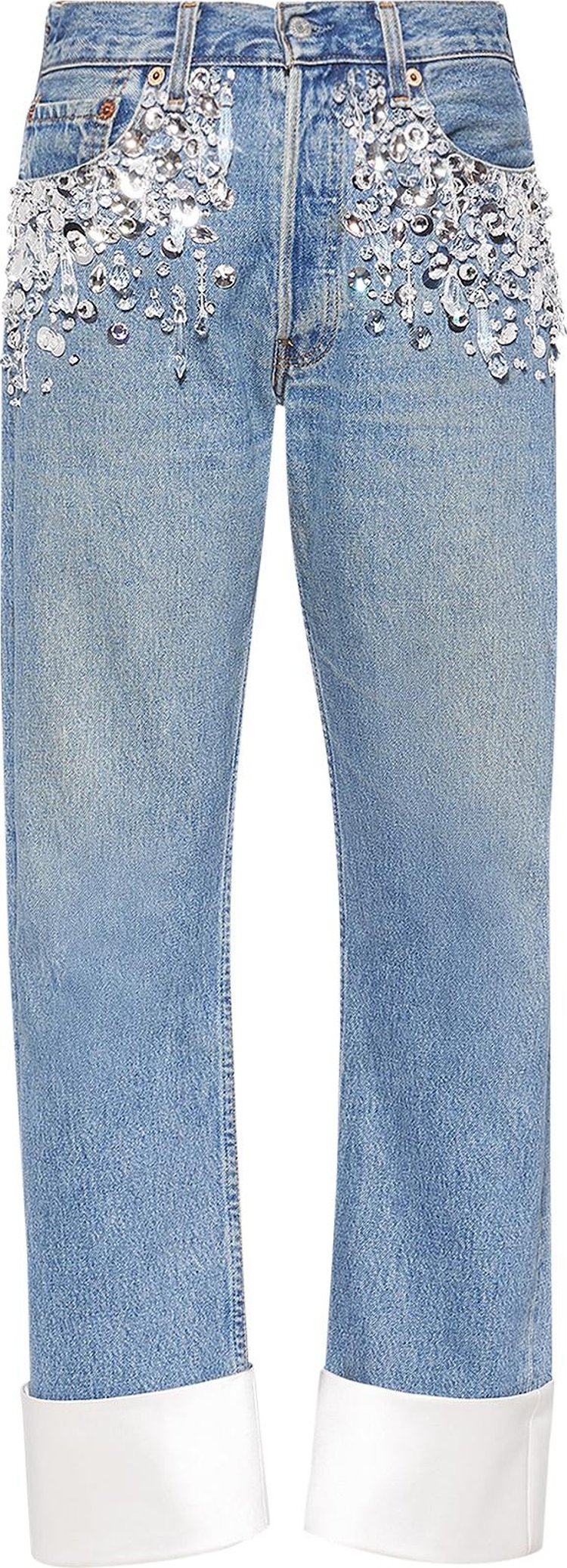 Miu Miu x Levi's Denim Jeans 'Blue' | GOAT