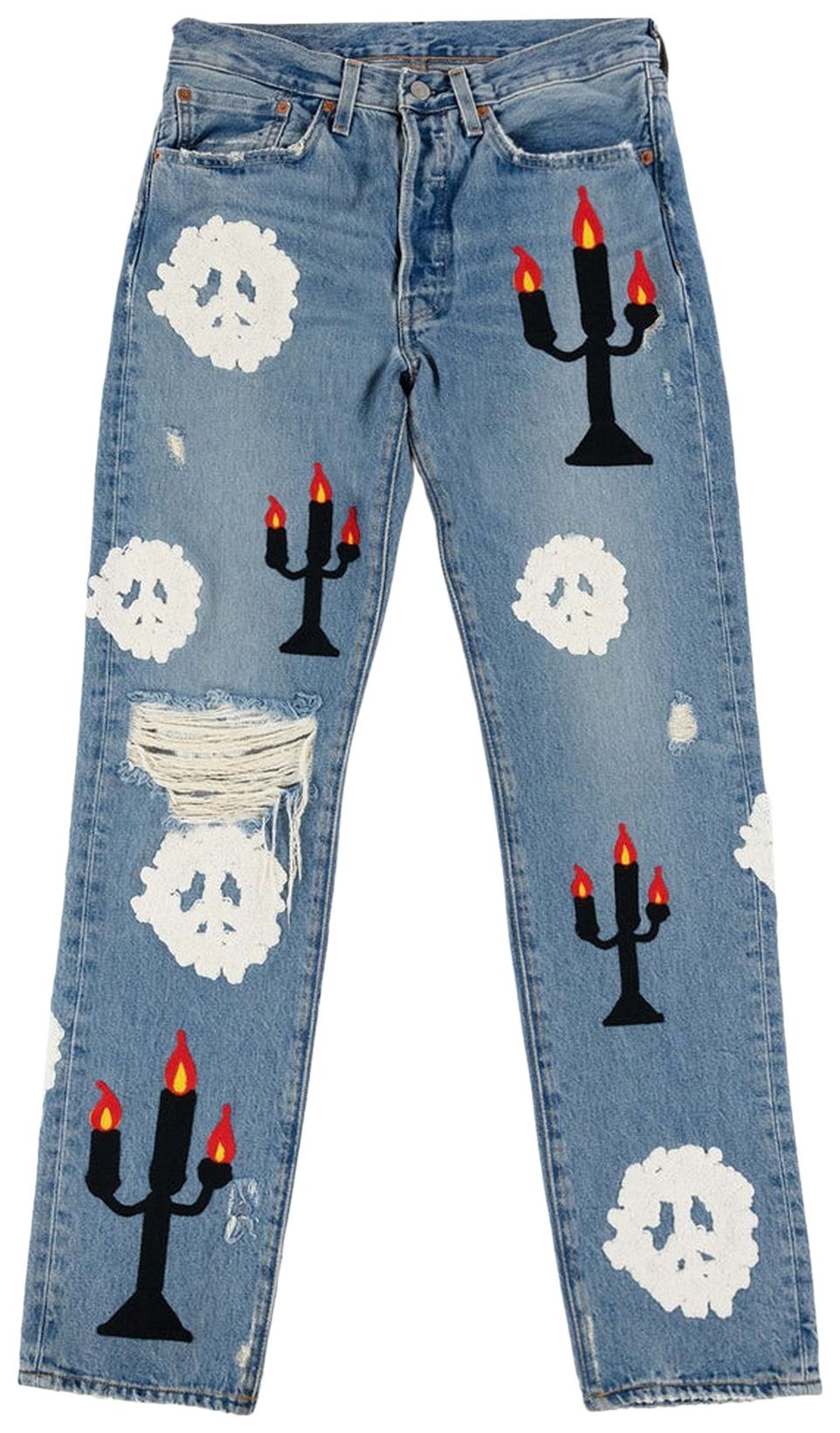 Buy Levi's x Denim Tears x Virgil Abloh "Message In A Tear" Embroidered