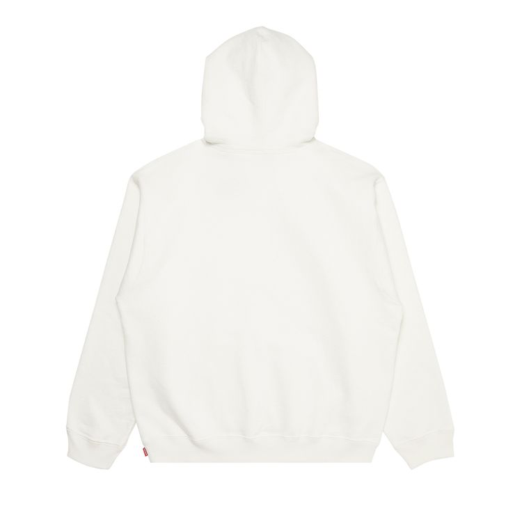 Supreme Reflective Hooded Sweatshirt White