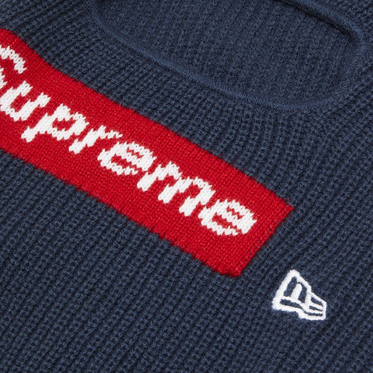 Supreme x New Era Box Logo Balaclava Navy