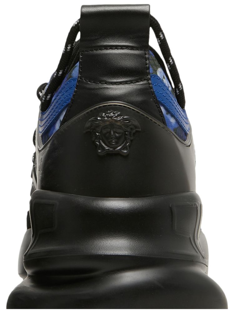 Versace Chain Reaction Barocco Print   Black Lapis