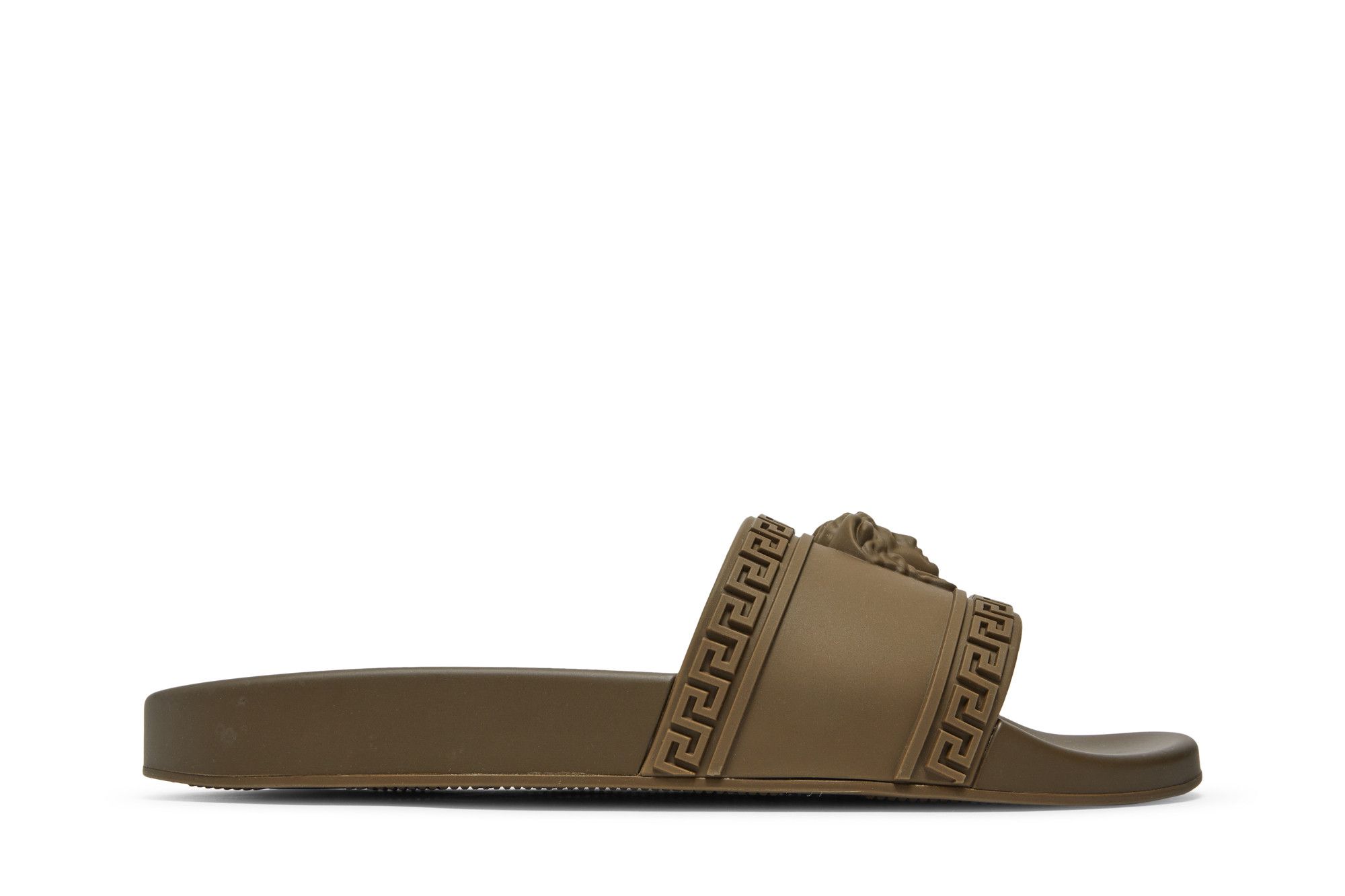 Versace Palazzo Medusa Pool Slide Brown