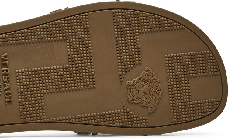 Versace Palazzo Medusa Pool Slide Brown