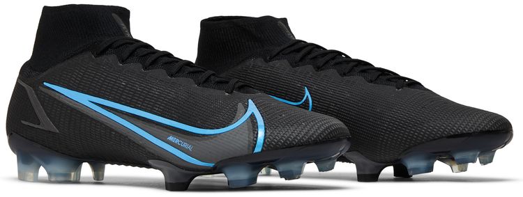 Nike Mercurial Superfly 8 Elite FG Black Photo Blue