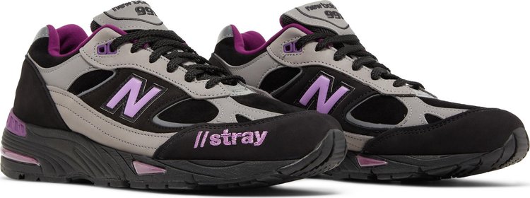 Stray Rats x 991 Made in England Black Purple