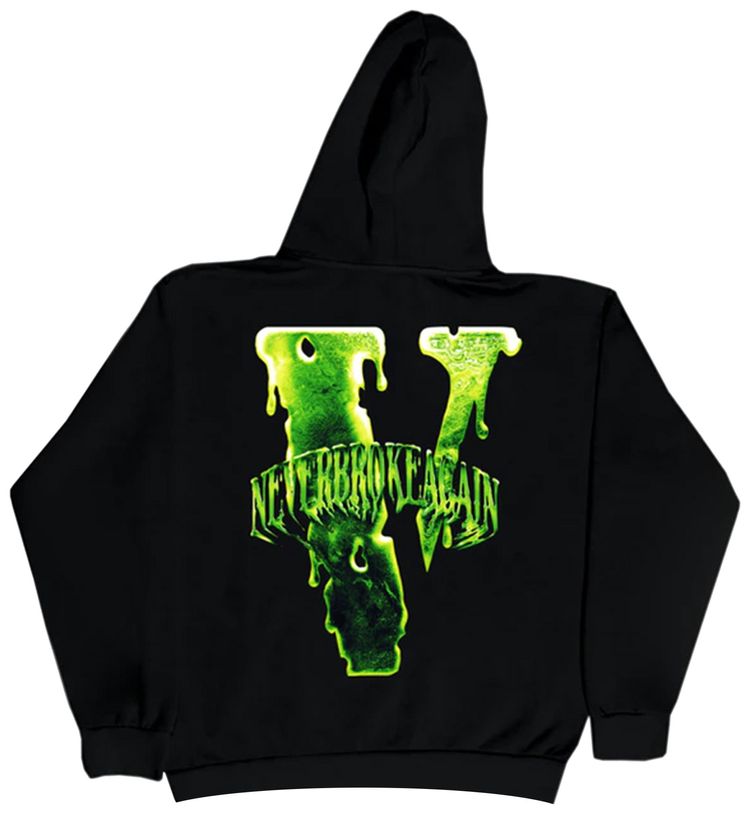 Vlone x Never Broke Again Slime Hoodie Black