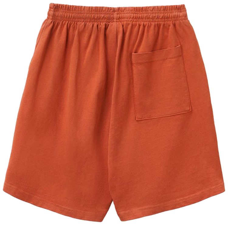 Sporty  Rich Monaco Gym Short RustWhite
