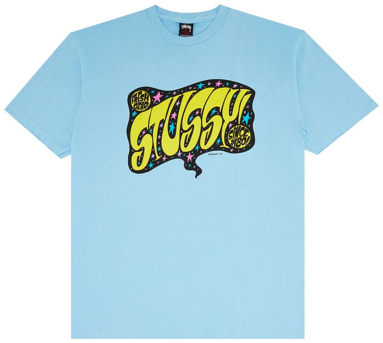 Stussy x Peter Bagge Tee Light Blue