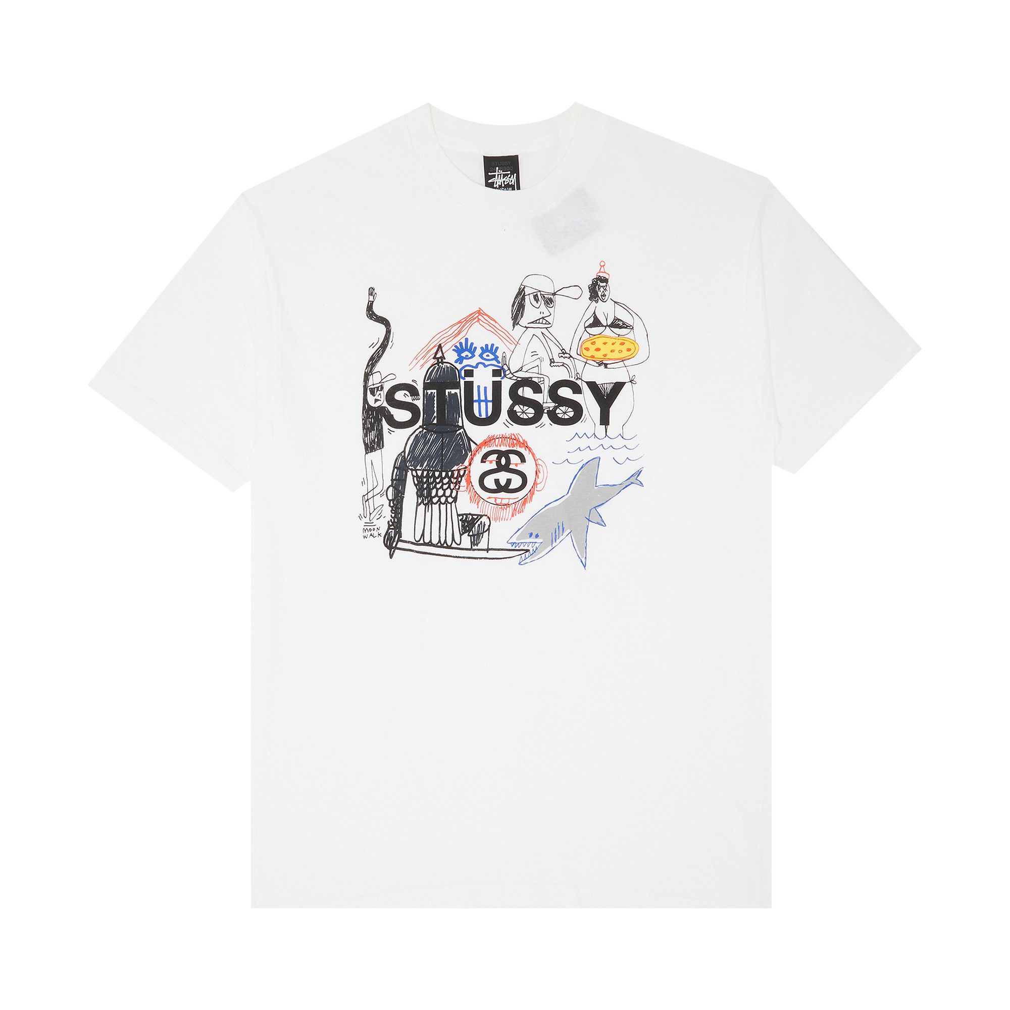 最大90％オフ - 特価 セール Buy Stussy Drawing Tee 'White/Black' - 0535 100000103DT WTBK トップス