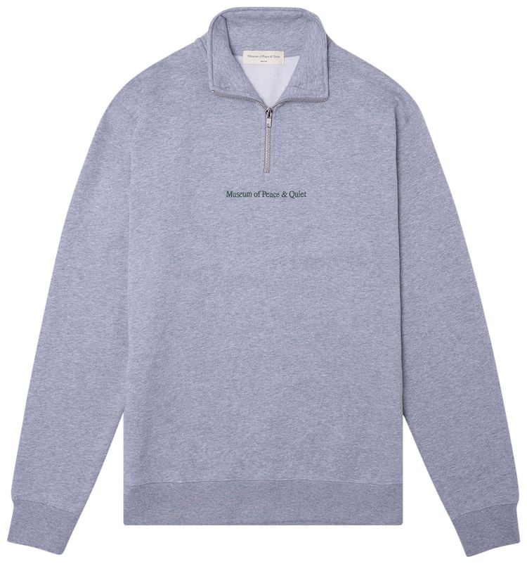 Museum of Peace & Quiet Quarter Zip 'Heather Grey'