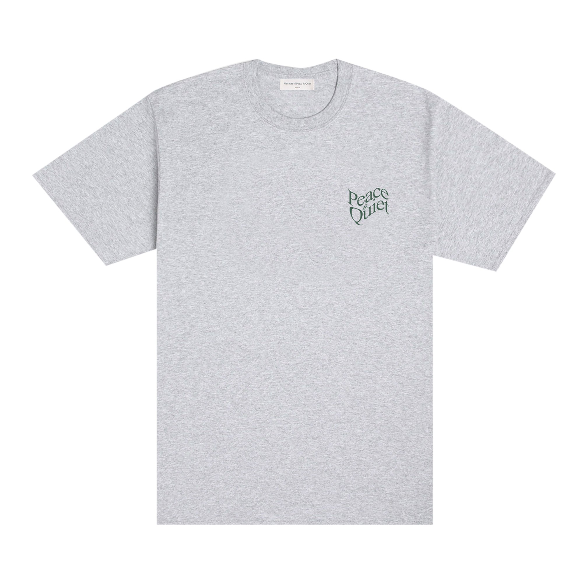 Museum of Peace & Quiet Warped Wordmark T-Shirt 'Heather Grey'