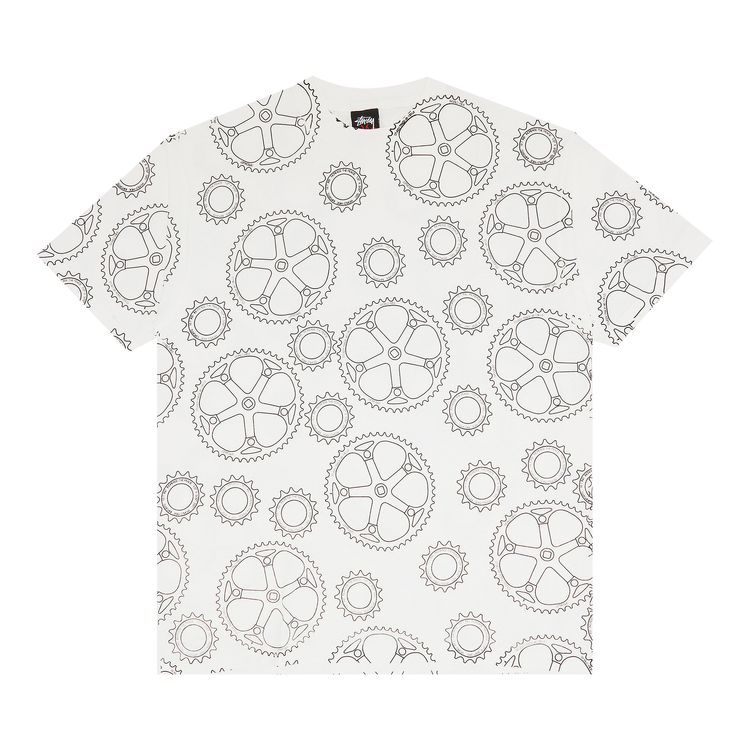 Stussy Gear Increase The Peace Monogram Circle Tee White