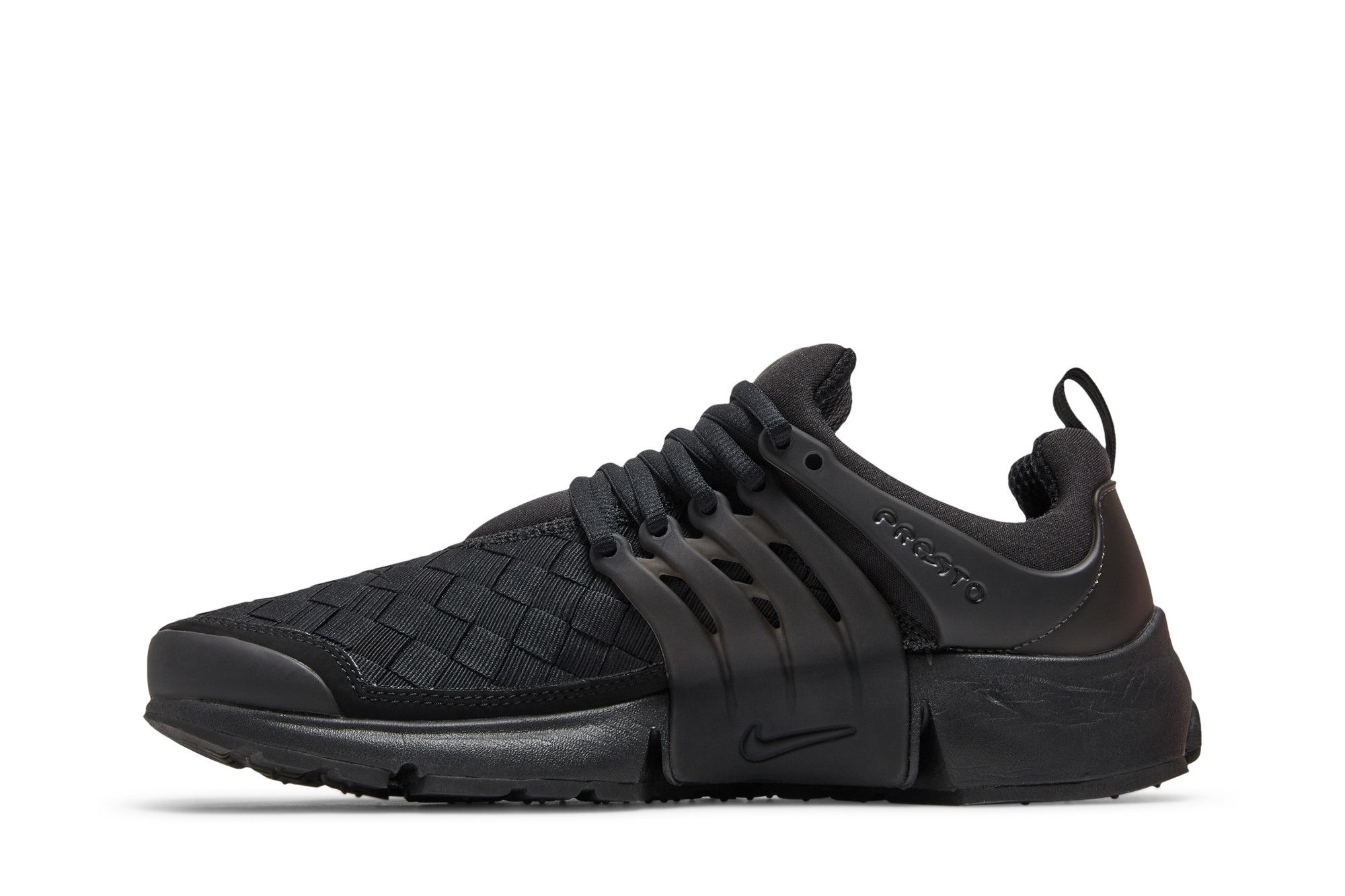 Nike presto woven black best sale
