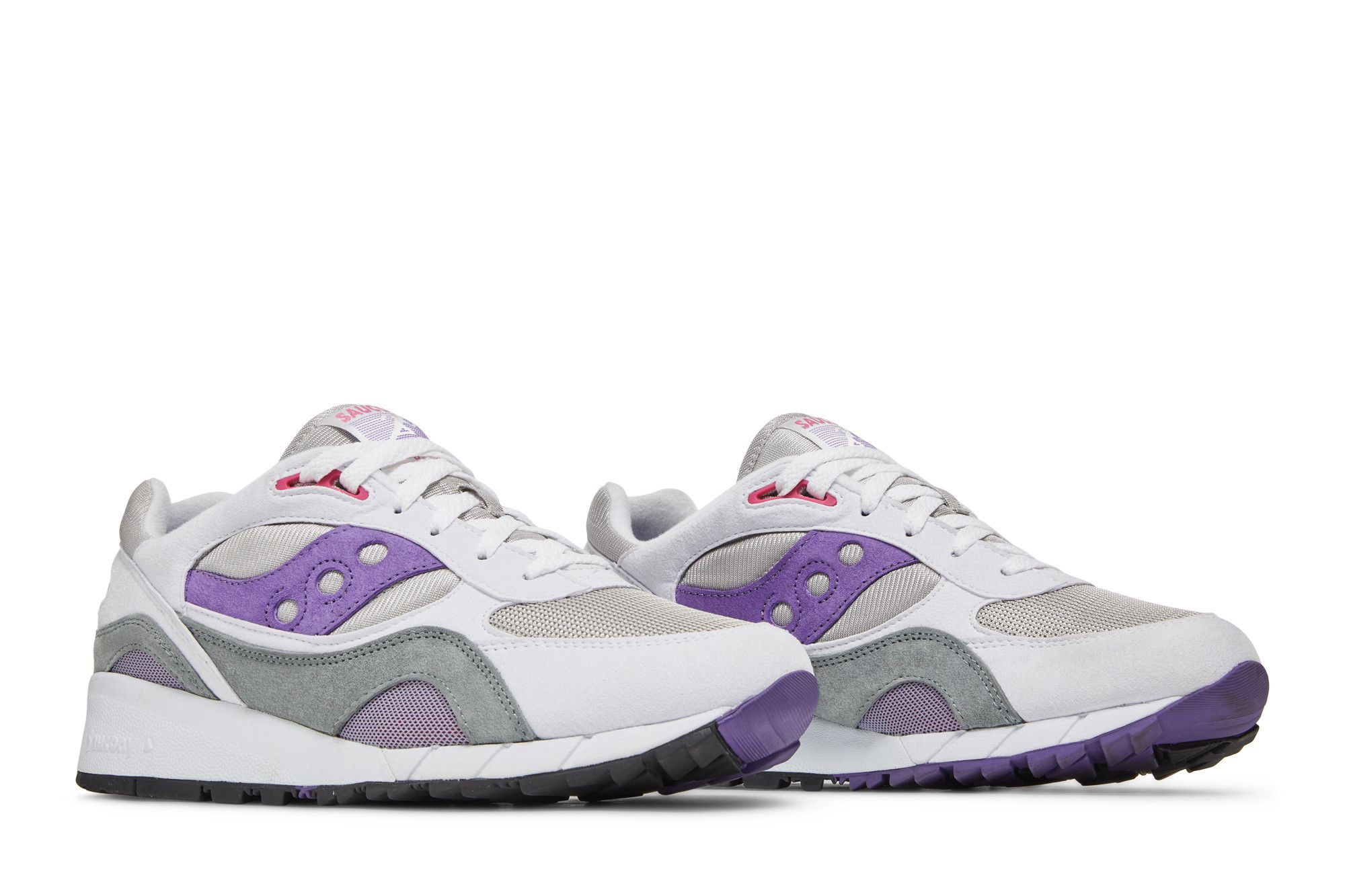 Saucony shadow 6000 white grey purple cheap