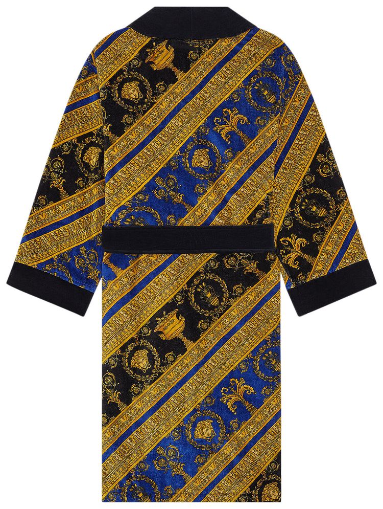 Versace Baroque Print Bathrobe Multicolor
