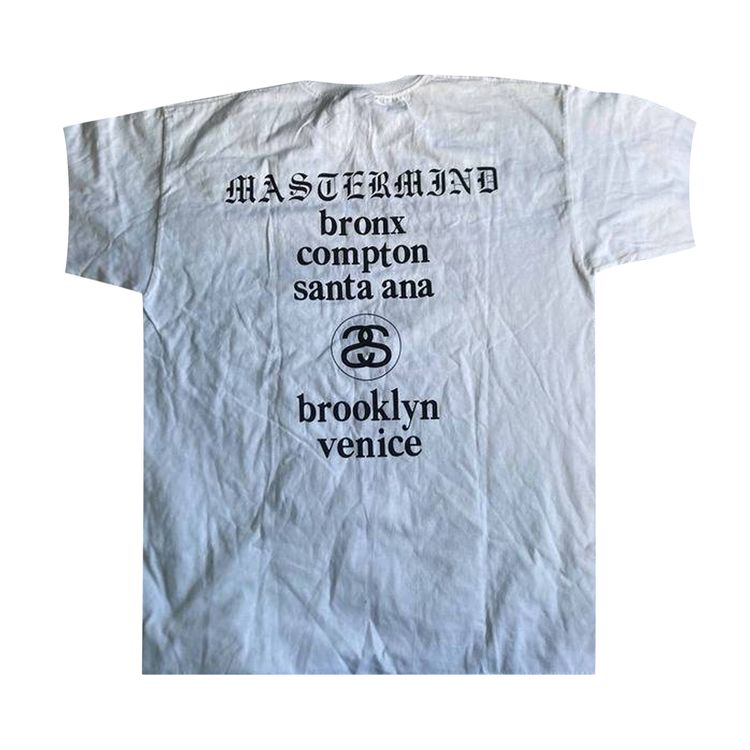 Stussy x Mastermind MMJ World Tour Tee White