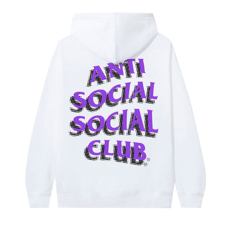 Anti Social Social Club Toned Down Hoodie White