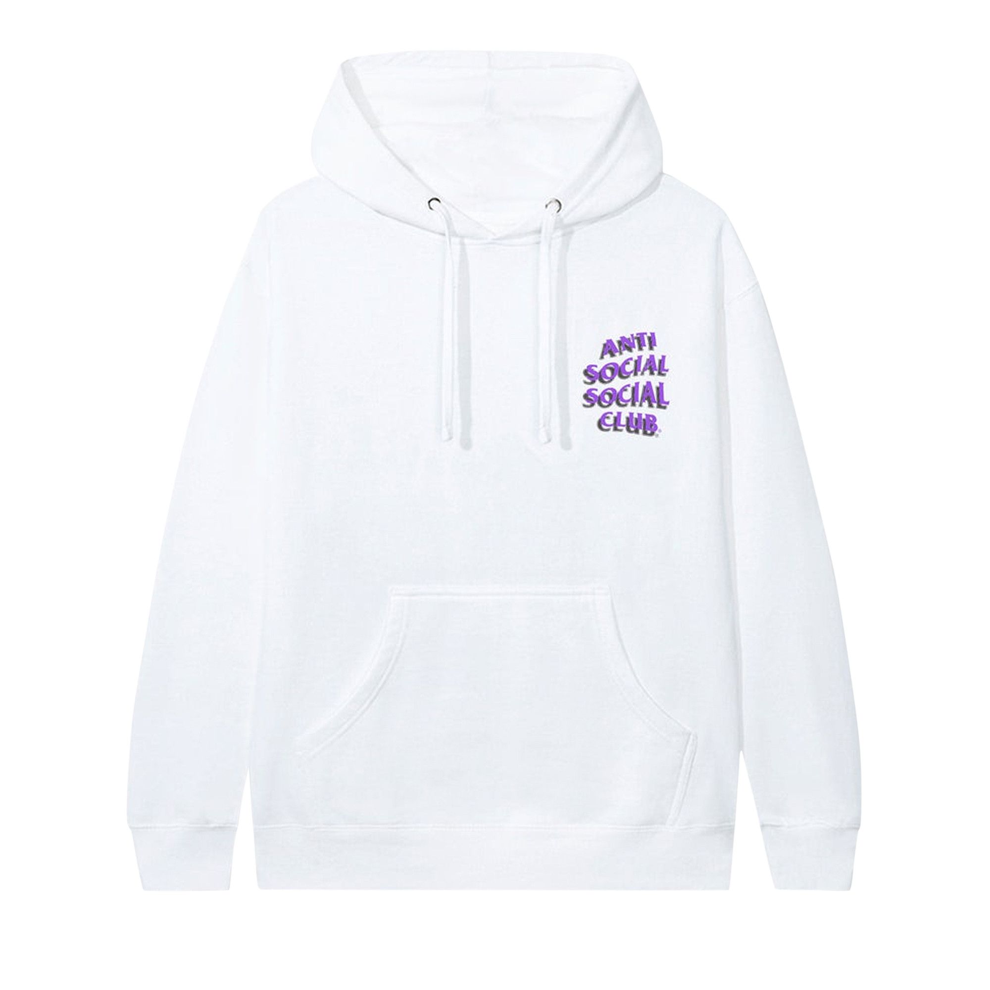 White anti social social club hoodie store