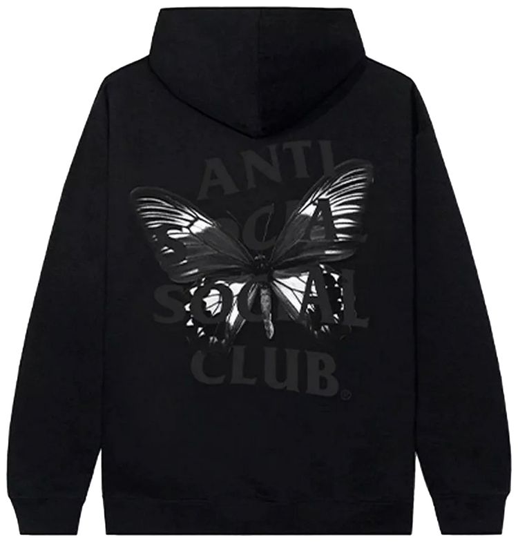 Anti Social Social Club Hidden Sky Hoodie Black