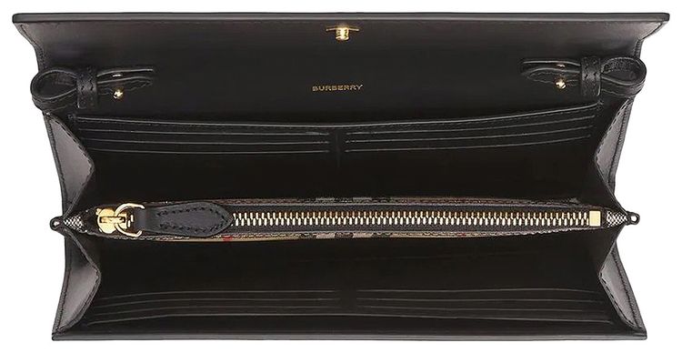 Burberry Hannah Logo Coin Case Black