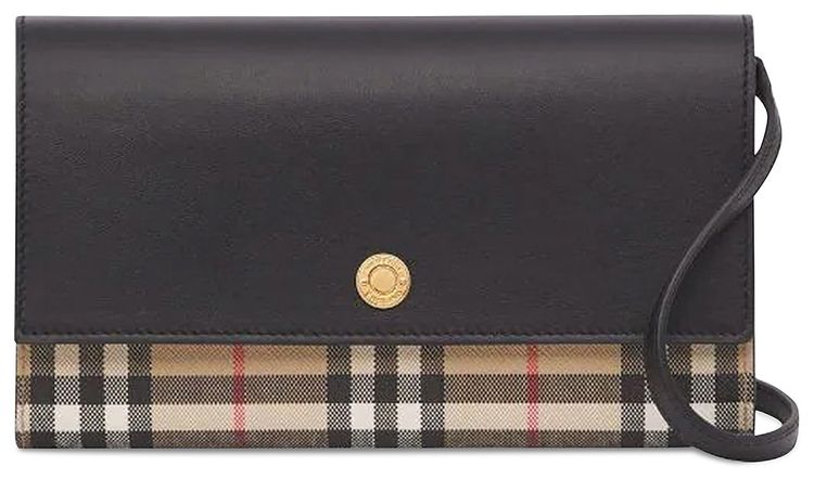 Burberry Hannah Logo Coin Case Black