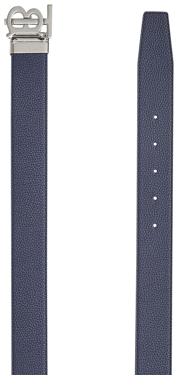 Burberry Reversible Logo Buckle Belt NavyBlack