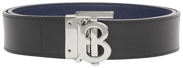 Burberry Reversible Logo Buckle Belt NavyBlack