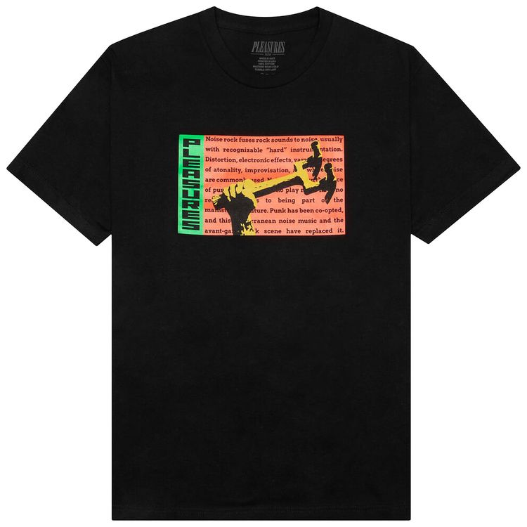 Pleasures Hammered T Shirt Black
