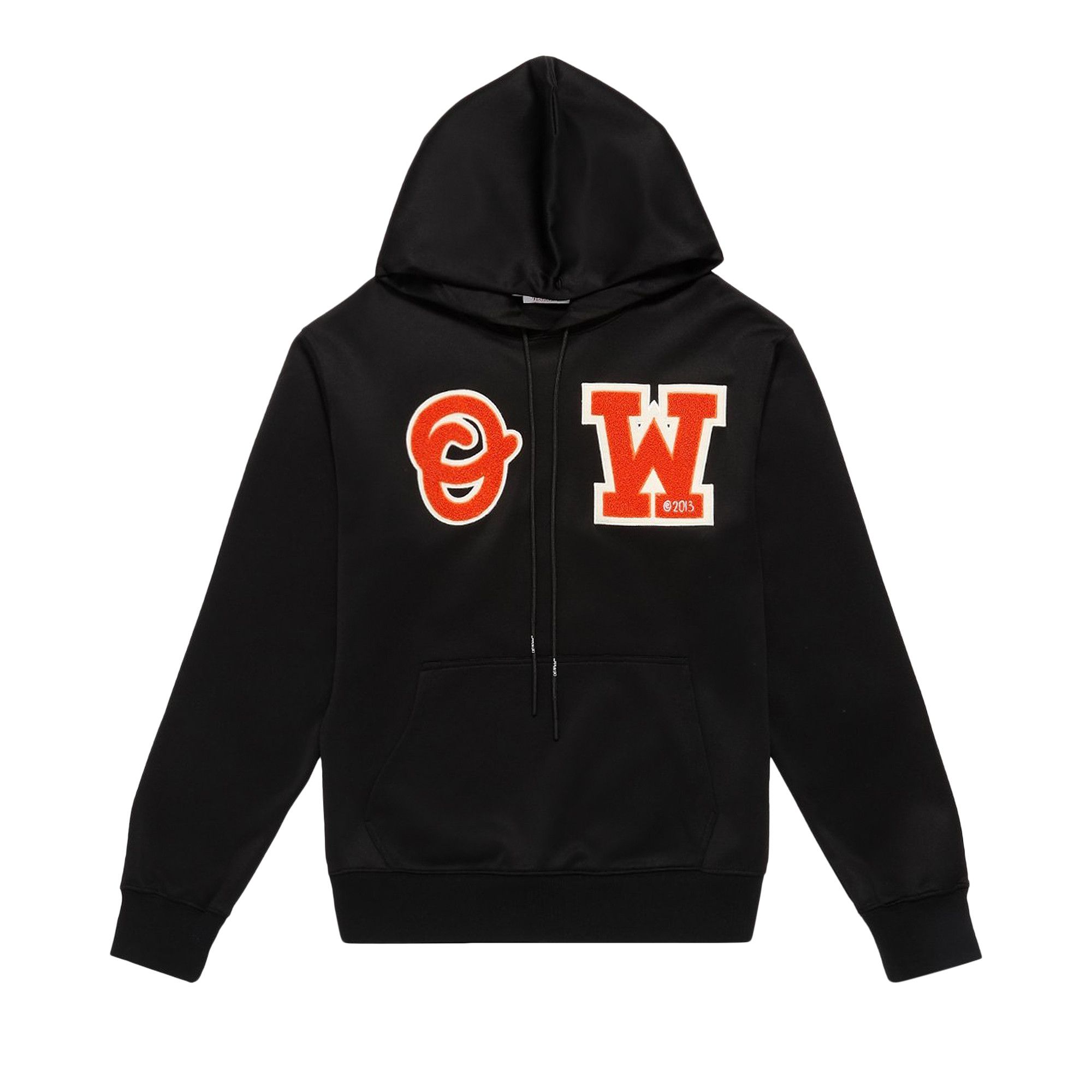Off white hotsell patches hoodie