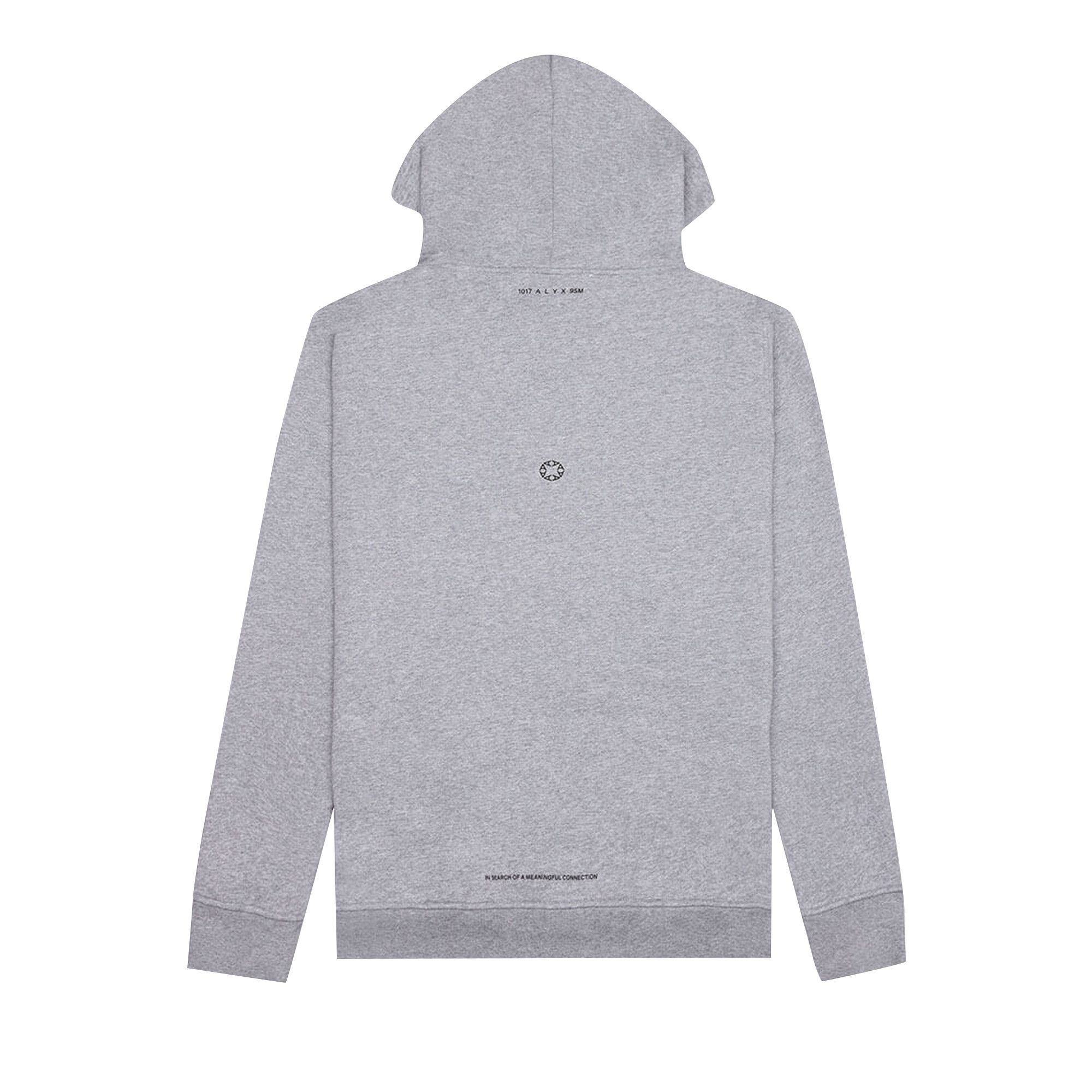 1017 alyx 9sm  フーディー　パーカー 1017 ALYX 9SM studded-logo Detail Hoodie | Black | FARFETCH