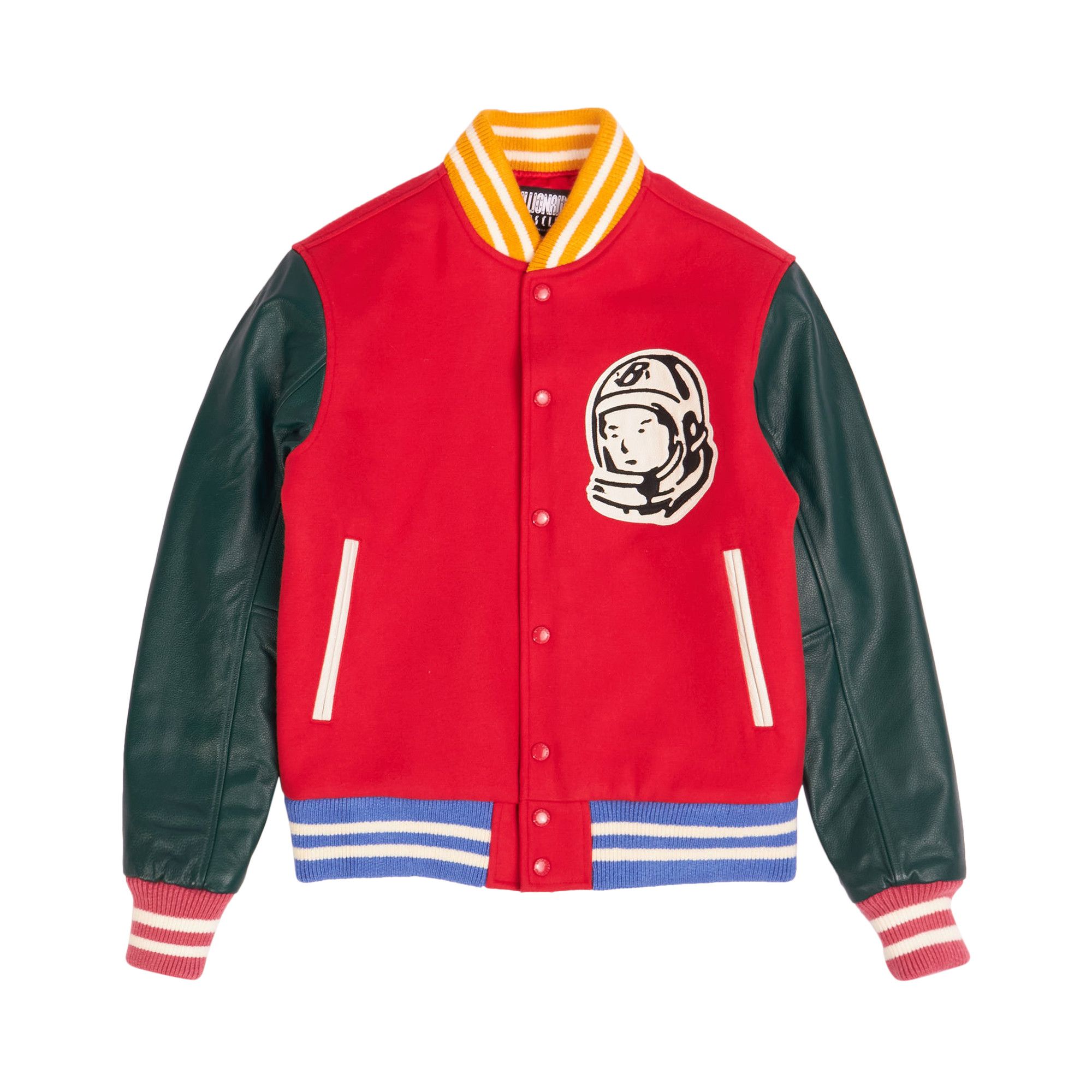 Buy Billionaire Boys Club Letterman Jacket Lollipop Red 811