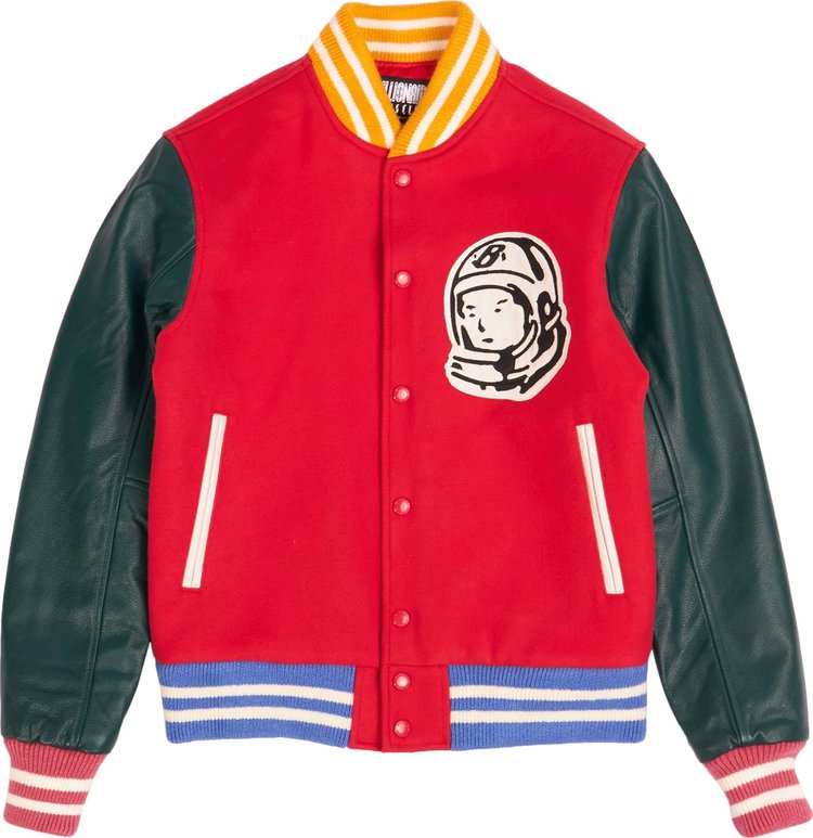 Buy Billionaire Boys Club Letterman Jacket 'Lollipop Red' - 811 8405 ...