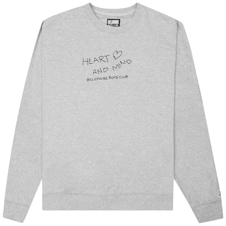 Billionaire Boys Club Pheart Sweatshirt Heather Grey