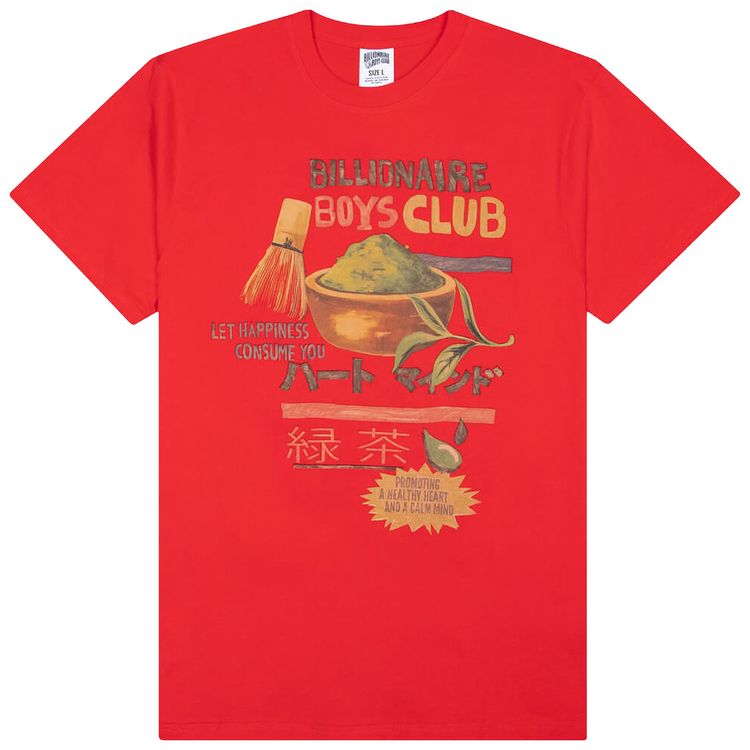 Billionaire Boys Club Matcha Short Sleeve Tee Lollipop Red