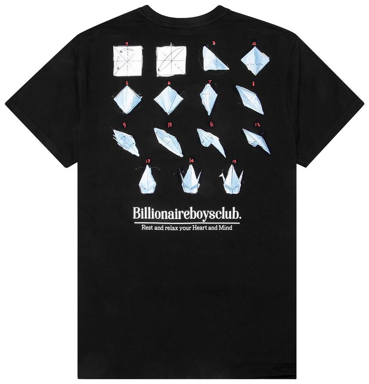 Billionaire Boys Club Origami Short Sleeve Tee Black