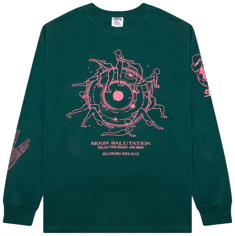 Billionaire Boys Club Moon Salutations Long Sleeve Tee Botanical Garden