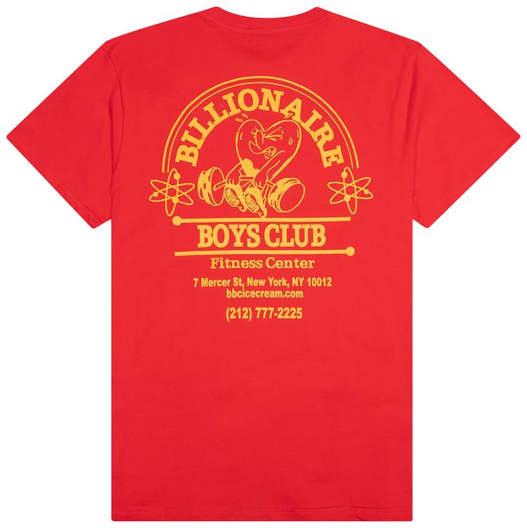 Billionaire Boys Club Fitness Center Short Sleeve Tee Lollipop Red