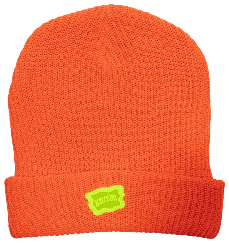Icecream Dune Knit Cap Neon Red