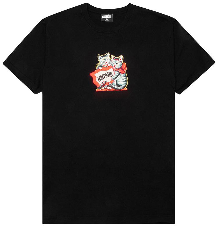 Icecream Purr Fect Short Sleeve Tee Black