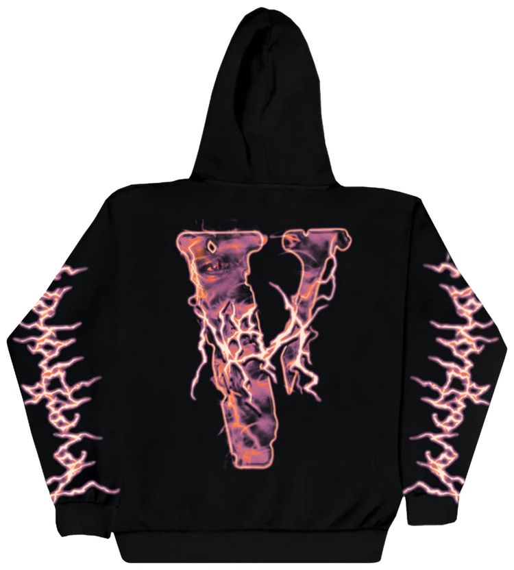 Vlone x Never Broke Again Eyes Hoodie Black