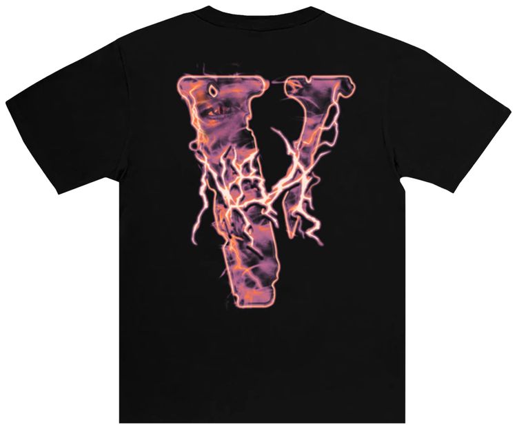 Vlone x Never Broke Again Eyes T Shirt Black