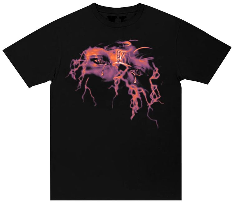 Vlone x Never Broke Again Eyes T Shirt Black