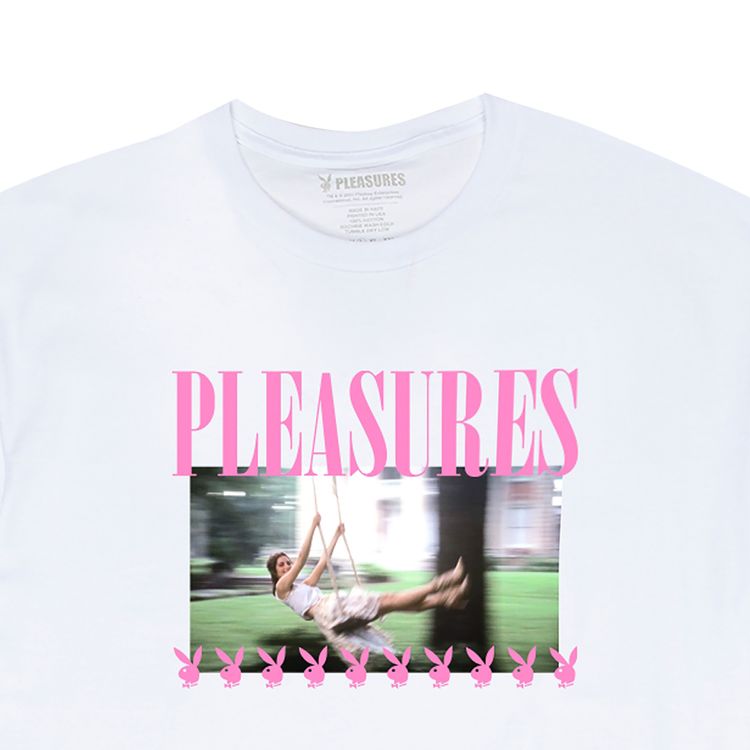 Pleasures Swing T Shirt White