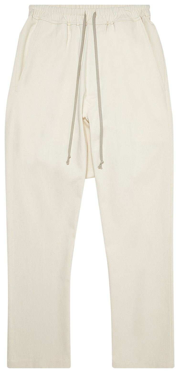 Rick Owens Drawstring Long Pants Natural