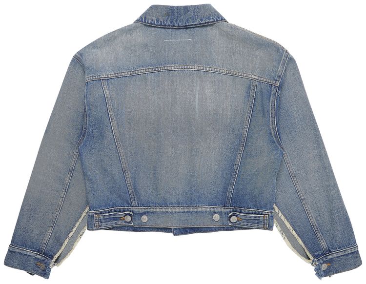 MM6 Maison Margiela Sports Denim Jacket Blue
