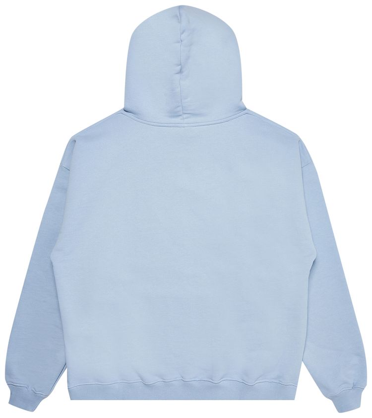 Vetements Logo Label Hoodie Baby Blue